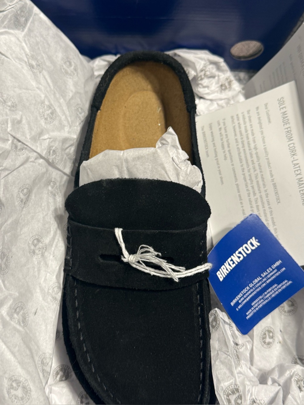 Birkenstock Women’s Black Suede Penny Loafer